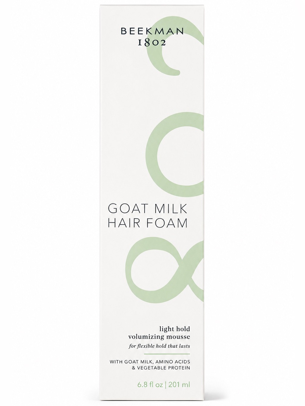 Beekman 1802 Goat Milk Hair Foam Volumizing Mousse Light Hold NWT 6.8 Oz